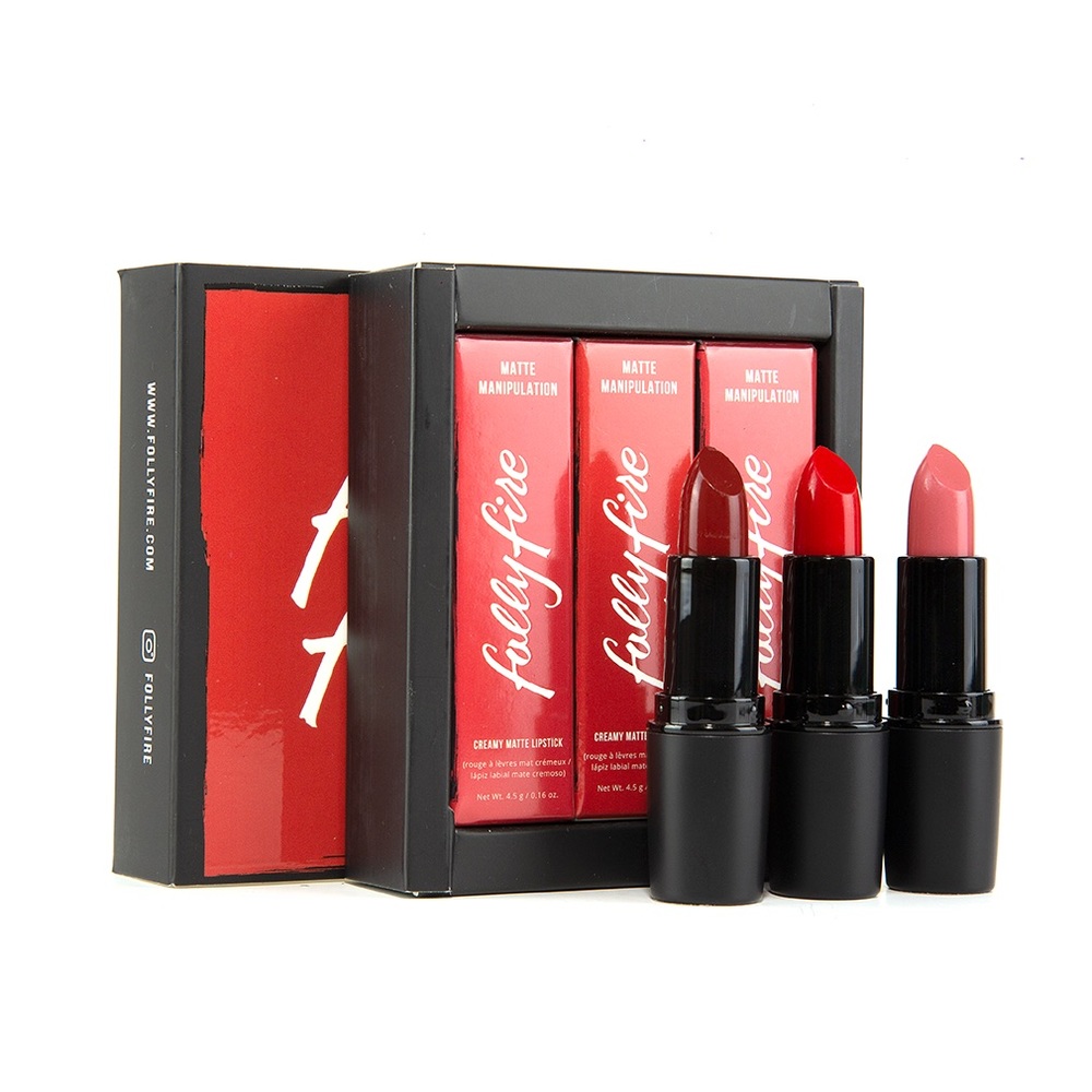 Folly Fire | Expensive Habits Red Lipstick Trio